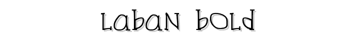 Laban Bold font